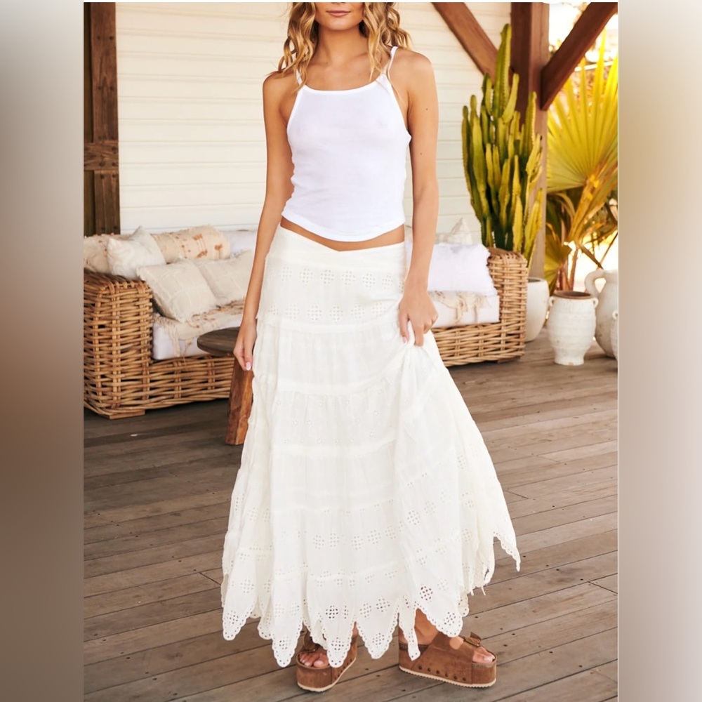 FREE PEOPLE PRAIRIE SKIRT